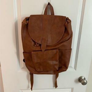 Universal Thread drawstring Leather backpack